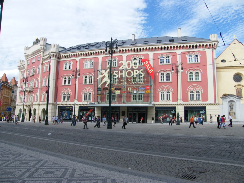 Торговый центр Palladium в Праге